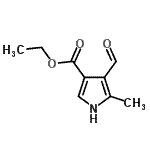 CAS 登录号：332414-41-2， 乙基4-甲酰基-5-甲基-1H-吡咯-3-羧酸酯