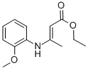 CAS 登录号：33267-45-7， 3-邻甲氧基苯胺巴豆酸乙酯