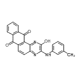CAS#: 3333-61-7, 2-Hydroxy-3-(3-Methylanilino)Naphtho[3,2-f]Quinoxaline-7,12-Dione