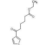 CAS 登录号：333355-34-3， 乙基6-氧代-6-(3-噻吩基)己酸酯