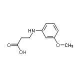 CAS 登录号：3334-67-6， N-(3-甲氧基苯基)-beta-丙氨酸