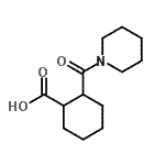 CAS#: 333437-34-6, 2-(1-Piperidinylcarbonyl)Cyclohexanecarboxylic Acid