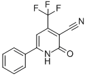 CAS 登录号：3335-44-2， 2-氧代-6-苯基-4-(三氟甲基)-1,2-二氢吡啶-3-甲腈