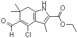 CAS#: 333780-20-4, Ethyl 4-Chloro-5-Formyl-3,6,6-Trimethyl-1,7-Dihydroindole-2-Carboxylate
