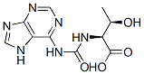 CAS 登录号：33422-66-1， 3-羟基-2-(7H-嘌呤-6-基氨基甲酰氨基)丁酸