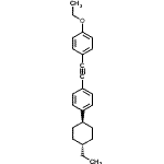CAS#: 334826-59-4, 1-Ethoxy-4-{[4-(trans-4-Ethylcyclohexyl)Phenyl]Ethynyl}Benzene