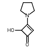 CAS#: 334992-90-4, 4-Hydroxy-3-(1-Pyrrolidinyl)-2-Cyclobuten-1-One