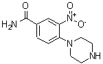 CAS#: 335210-46-3, 3-Nitro-4-(1-Piperazinyl)Benzamide