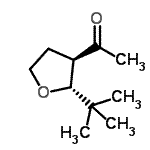 CAS 登录号：335388-14-2， 1-[(2R,3R)-2-(2-甲基-2-丙基)四氢-3-呋喃基]乙酮