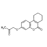 CAS#: 335419-03-9, 3-(2-Oxopropoxy)-7,8,9,10-Tetrahydro-6H-Benzo[c]Chromen-6-One
