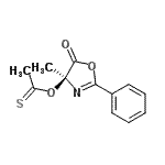 CAS#: 33556-40-0, O-[(4S)-4-Methyl-5-Oxo-2-Phenyl-4,5-Dihydro-1,3-Oxazol-4-Yl] Ethanethioate