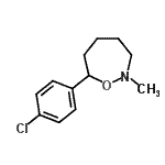 CAS 登录号：3358-91-6， 7-(4-氯苯基)-2-甲基-1,2-氧杂氮杂环庚烷