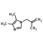 CAS#: 336106-27-5, 4,5-Dimethyl-1-(2-Methyl-2-Propen-1-Yl)-1H-Imidazole