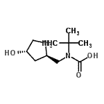 CAS#: 336192-13-3, {[(2R,4S)-4-Hydroxy-2-Pyrrolidinyl]Methyl}(2-Methyl-2-Propanyl)Carbamic Acid