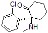 CAS 登录号：33643-49-1， (2R)-2-(2-氯苯基)-2-甲基氨基环己烷-1-酮