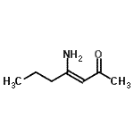 CAS 登录号：33663-58-0， (3Z)-4-氨基-3-庚烯-2-酮