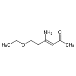 CAS 登录号：33663-65-9， (3Z)-4-氨基-6-乙氧基-3-己烯-2-酮
