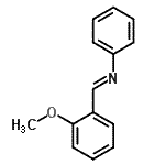 CAS 登录号：3369-37-7， (E)-1-(2-甲氧基苯基)-N-苯基甲亚胺