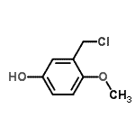 CAS 登录号：337311-69-0， 3-(氯甲基)-4-甲氧基苯酚