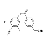 CAS 登录号：337367-01-8， (4-氰基-3,5-二氟-苯基)4-乙基苯甲酸酯
