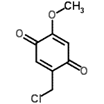 CAS 登录号：337470-99-2， 2-(氯甲基)-5-甲氧基-1,4-苯醌