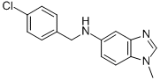CAS#: 337925-64-1, N-[(4-Chlorophenyl)Methyl]-1-Methylbenzimidazol-5-Amine