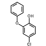CAS 登录号：3380-58-3， 4-氯-2-苯氧基苯酚