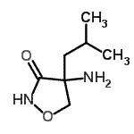 CAS#: 33839-09-7, 4-Amino-4-Isobutyl-1,2-Oxazolidin-3-One