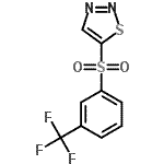CAS#: 338407-94-6, 5-{[3-(Trifluoromethyl)Phenyl]Sulfonyl}-1,2,3-Thiadiazole