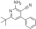 CAS 登录号：338793-72-9， 2-氨基-6-(2-甲基-2-丙基)-4-苯基烟腈