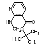 CAS 登录号：338990-70-8， 2-甲基-2-丙基2-(甲基氨基)烟酸酯