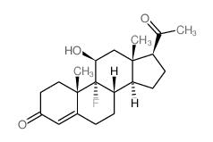CAS#: 339-02-6, (8S,9R,10S,11S,13S,14S,17S)-17-Acetyl-9-Fluoro-11-Hydroxy-10,13-Dimethyl-2,6,7,8,11,12,14,15,16,17-Decahydro-1H-Cyclopenta[a]Phenanthren-3-One