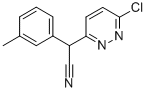 CAS 登录号：339008-33-2， 2-(6-氯哒嗪-3-基)-2-(3-甲基苯基)乙腈