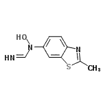 CAS#: 339071-04-4, N-Hydroxy-N-(2-methyl-1,3-benzothiazol-6-yl)imidoformamide