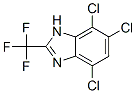 CAS 登录号：3393-59-7， 4,6,7-三氯-2-(三氟甲基)-1H-苯并咪唑