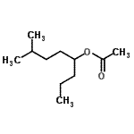 CAS 登录号：33933-81-2， 7-甲基-4-辛烷基乙酸酯
