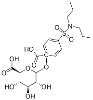 CAS#: 34017-15-7, (2S,3S,4S,5R,6S)-6-[4-(Dipropylsulfamoyl)benzoyl]oxy-3,4,5-trihydroxyoxane-2-carboxylic acid