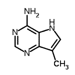 CAS#: 340736-32-5, 7-Methyl-5H-Pyrrolo[3,2-d]Pyrimidin-4-Amine