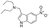 CAS 登录号：3414-66-2， N-[(5-硝基-1H-吲哚-3-基)甲基]-N-丙基丙-1-胺