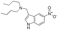 CAS 登录号：3414-67-3， N-丁基-N-[(5-硝基-1H-吲哚-3-基)甲基]丁烷-1-胺