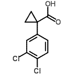 CAS#: 342386-78-1, 1-(3,4-Dichlorophenyl)Cyclopropanecarboxylic Acid