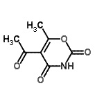 CAS 登录号：342403-28-5， 5-乙酰基-6-甲基-2H-1,3-恶嗪-2,4(3H)-二酮