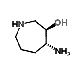CAS 登录号：342433-71-0， (3R,4R)-4-氨基-3-氮杂环庚醇