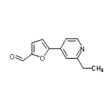 CAS#: 342601-11-0, 5-(2-Ethyl-4-Pyridinyl)-2-Furaldehyde