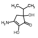 CAS#: 342616-73-3, 3-Amino-2,5-Dihydroxy-5-Isopropyl-2-Cyclopenten-1-One
