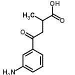 CAS#: 34270-86-5, 4-(3-Aminophenyl)-2-Methyl-4-Oxobutanoic Acid