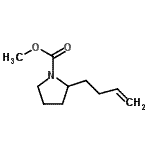 CAS 登录号：342878-55-1， 甲基2-(3-丁烯-1-基)-1-吡咯烷羧酸酯