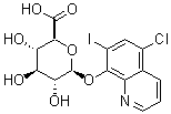 CAS#: 34296-97-4, 5-Chloro-7-Iodo-8-Quinolinyl-beta-D-Glucopyranosiduronic Acid