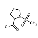 CAS#: 343272-41-3, 1-(Methylsulfonyl)Prolyl Chloride