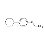 CAS 登录号：343317-28-2， 5-环己基-2-乙氧基吡啶